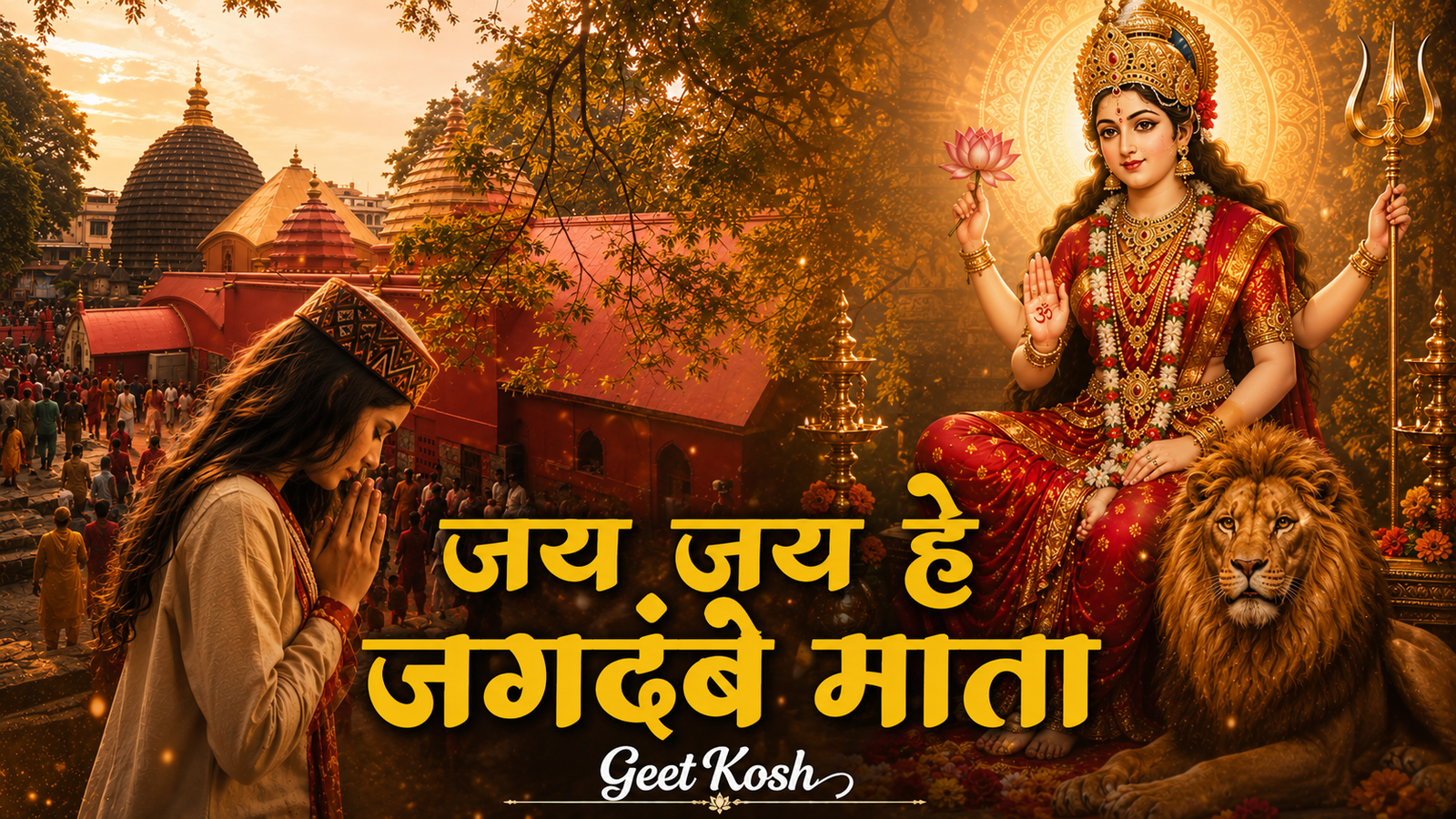 सज धज कर बेठी माँ
